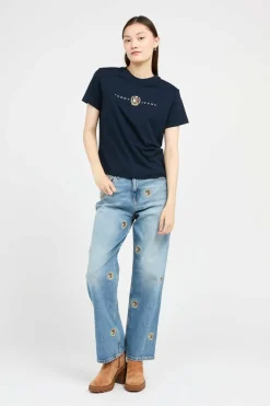 TJW REG CREST LINEAR - T-shirt | Bleu