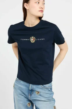 TJW REG CREST LINEAR - T-shirt | Bleu