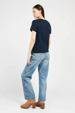 TJW REG CREST LINEAR - T-shirt | Bleu