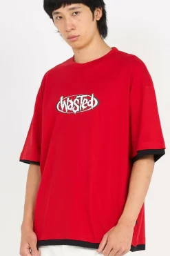 T-NINE NEGATIVE - T-shirt | Rouge