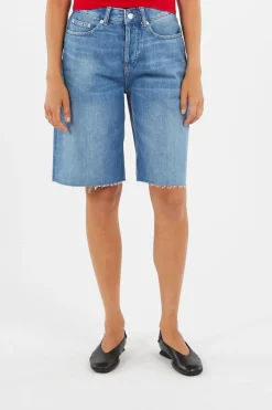 TOMMY GIRL DENIM SHO - Short | Bleu