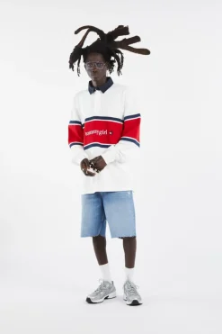 TOMMY GIRL RUGBY POL - Polo | Blanc