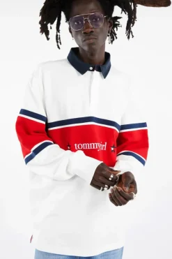 TOMMY GIRL RUGBY POL - Polo | Blanc