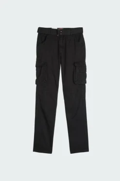 Treillis - Pantalon treillis ceinturé | Noir