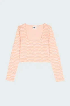 TRIP JACQUARD - Top | Orange