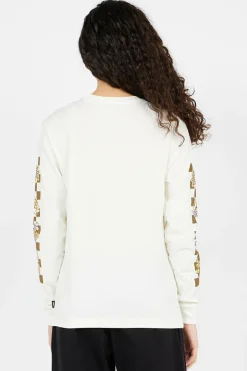 TRIPPY FLORAL LS BFF TRIP WHITE - T-shirt manches longues | Blanc