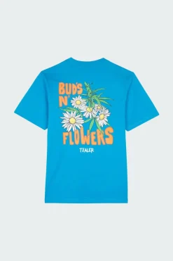 TS BUDS N FLOWERS - T-shirt | Bleu
