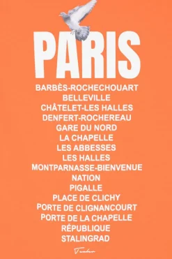 TS PARIS CITY DISTRICT ORANGE - T-shirt | Orange