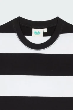 TS STRIPE BLK WHITE - T-shirt | Noir