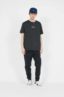 T-shirt coupe classique à logo en jersey - T-shirt | Noir