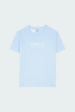 T-shirt de nuit logo en jersey de coton - T-shirt | Bleu