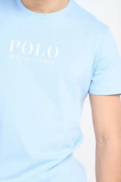 T-shirt de nuit logo en jersey de coton - T-shirt | Bleu