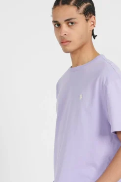 T-shirt en jersey à col rond - T-shirt | Violet