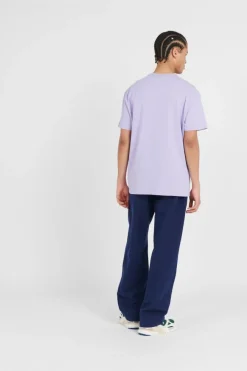 T-shirt en jersey à col rond - T-shirt | Violet