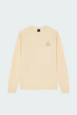 T-SHIRT HUF SET TT LS - T-shirt | Beige