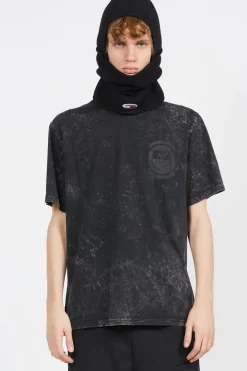 T-Shirt Source Sky Wash Radiowave - T-shirt | Noir