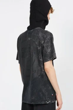 T-Shirt Source Sky Wash Radiowave - T-shirt | Noir