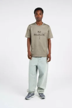 T-SHIRTS SHORT SLEEVE IN MERCERIZED JERSEY 30/2 TWISTED - T-shirt | Kaki