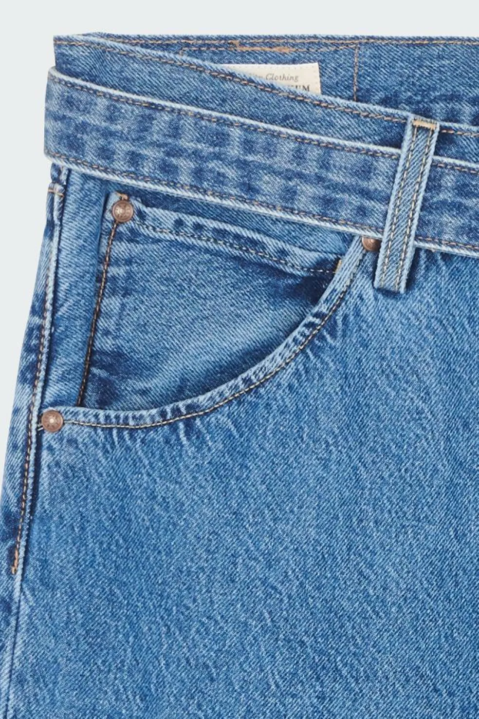 TWISTED BAGGY WIDE - Jean | Bleu