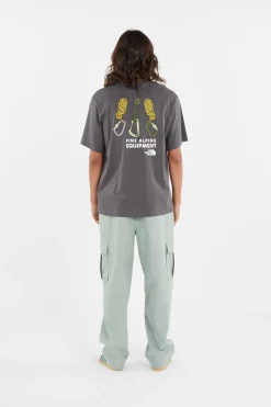 U EXPLORE GEAR RELAXED S/S TEE - T-shirt | Gris