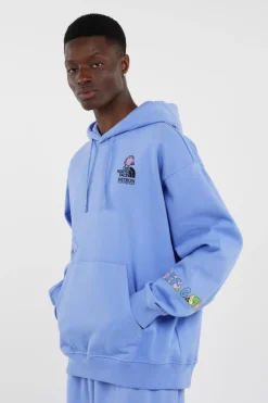 U MOUNTAIN CLEANUP - Hoodie | Bleu