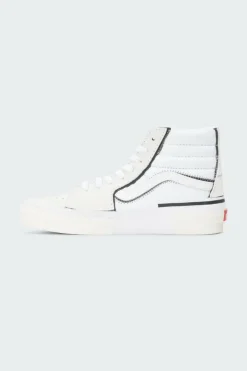 UA SK8-Hi Reconstruct True White - Baskets montantes | Blanc
