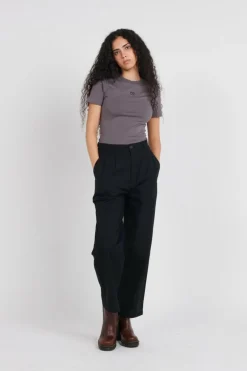 unit emb fitted - T-shirt | Gris