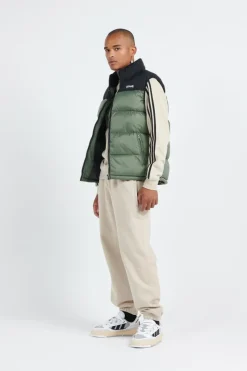 UTAHV - Doudoune col montant droite sans manches | Vert