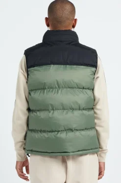 UTAHV - Doudoune col montant droite sans manches | Vert