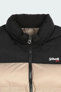 UTAHV - Doudoune col montant droite sans manches | Beige