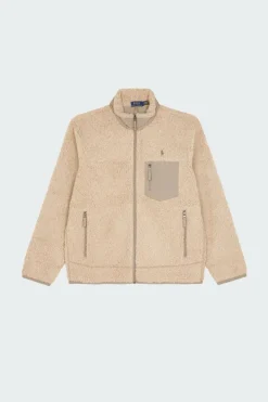 Veste hybride en sherpa - Veste | Beige