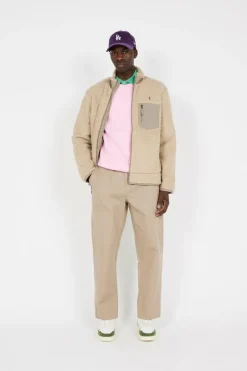 Veste hybride en sherpa - Veste | Beige