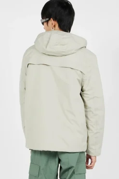 VESTE TECH LEGERE CAPUCHE COUTURES SOUDEES - Doudoune | Beige