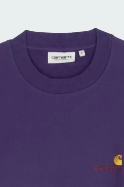 W' American Script Sweat - Sweatshirt | Violet