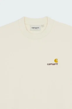 W' American Script Sweat - Sweatshirt | Beige