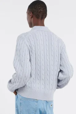 W' Carter Sweater Jacket - Cardigan | Bleu