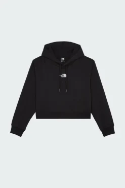 W ESSENTIAL CROP HOODIE - Hoodie | Noir
