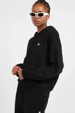 W' Hooded Casey Sweatshirt - Hoodie | Noir