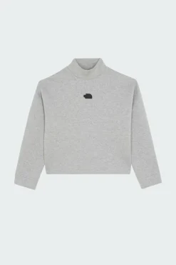 W MOCK NECK RELAXED SWEATSHIRT - Sweatshirt | Gris