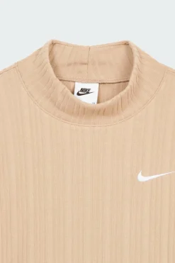 W NSW JRSY RIB LS TOP - Pull | Beige