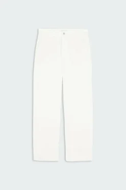 W' Pierce Pant Straight - Pantalon | Blanc