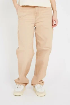 W' Pierce Pant Straight - Pantalon | Beige