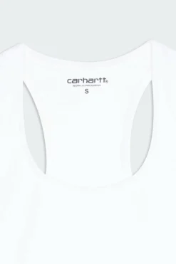 W' Script Racer Tank - Brassière | Blanc