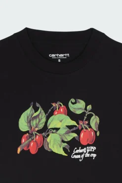 W' S/S Cream Of The Crop T-Shirt - T-shirt | Noir