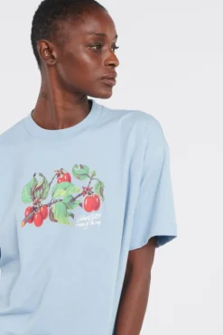 W' S/S Cream Of The Crop T-Shirt - T-shirt | Bleu