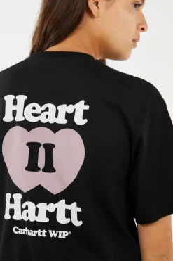 W' S/S Heart II Hartt T-Shirt - T-shirt | Noir