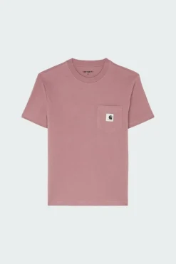 W' S/S Pocket T-Shirt - T-shirt | Rose