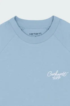 W' S/S Signature T-Shirt - T-shirt | Bleu