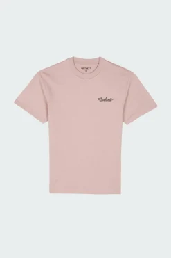 W' S/S Stitch T-Shirt - T-shirt | Rose