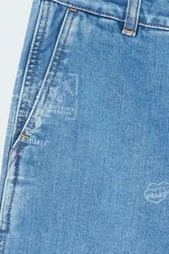 W' Stamp Pant - Jean | Multicolore